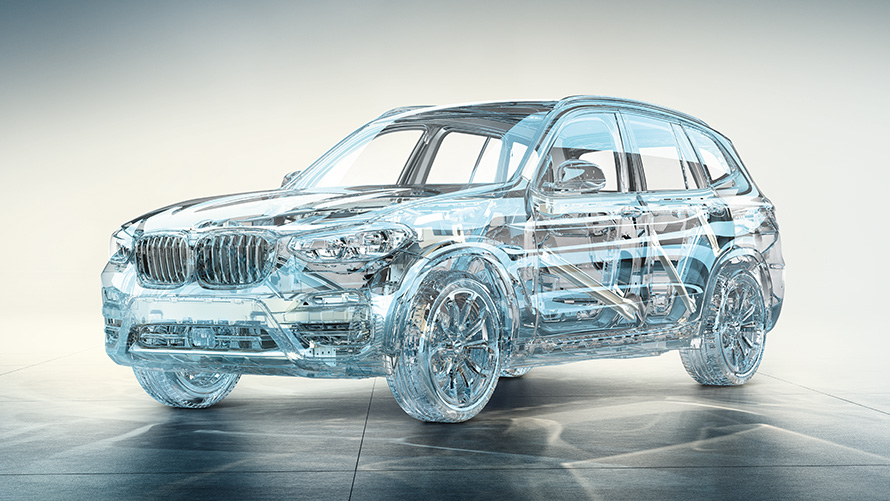 BMW X3 G01 technical sketch BMW X3 G01 technical sketch