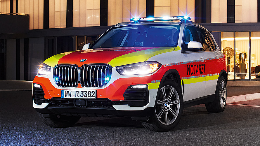BMW X5 G05 emergeny doctor’s vehicle BMW X5 G05 emergeny doctor’s vehicle 1/3 front parking