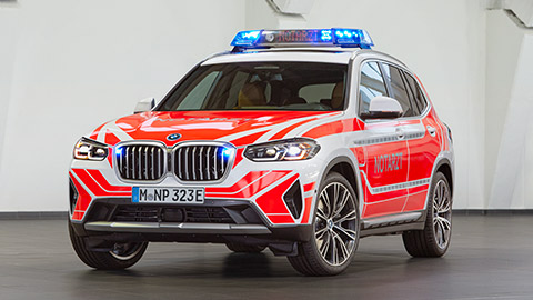 BMW X3 G01LCI emergency doctor’s vehicle 1/3 front parking